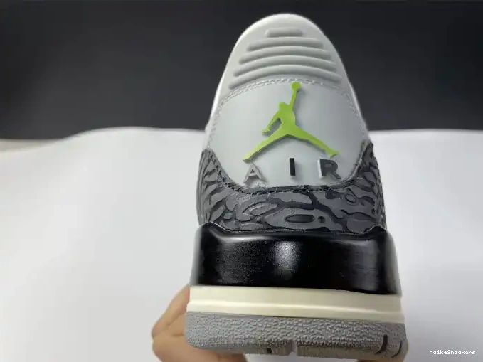 MaikeSneakers Chlorophyll 136064-006 Air 3 Jordan Retro 0425